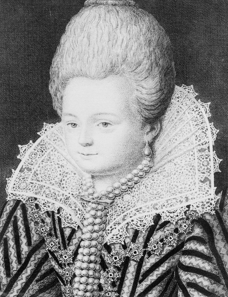 Diane d&39;Andouins (1554-1620) Condessa de Gramont, chamada &39;The Beautiful Corisande&39; de Melchior Peronard