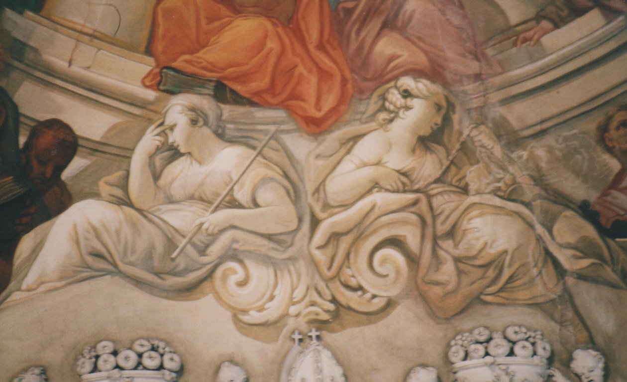 Stiftskirche Banz, afresco do teto de Melchior Steidl