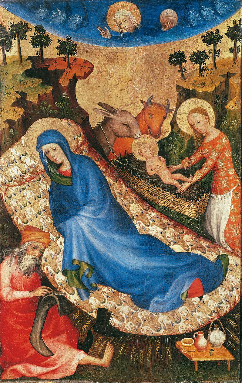 Natividade (tempera no painel) de Melchior Broederlam