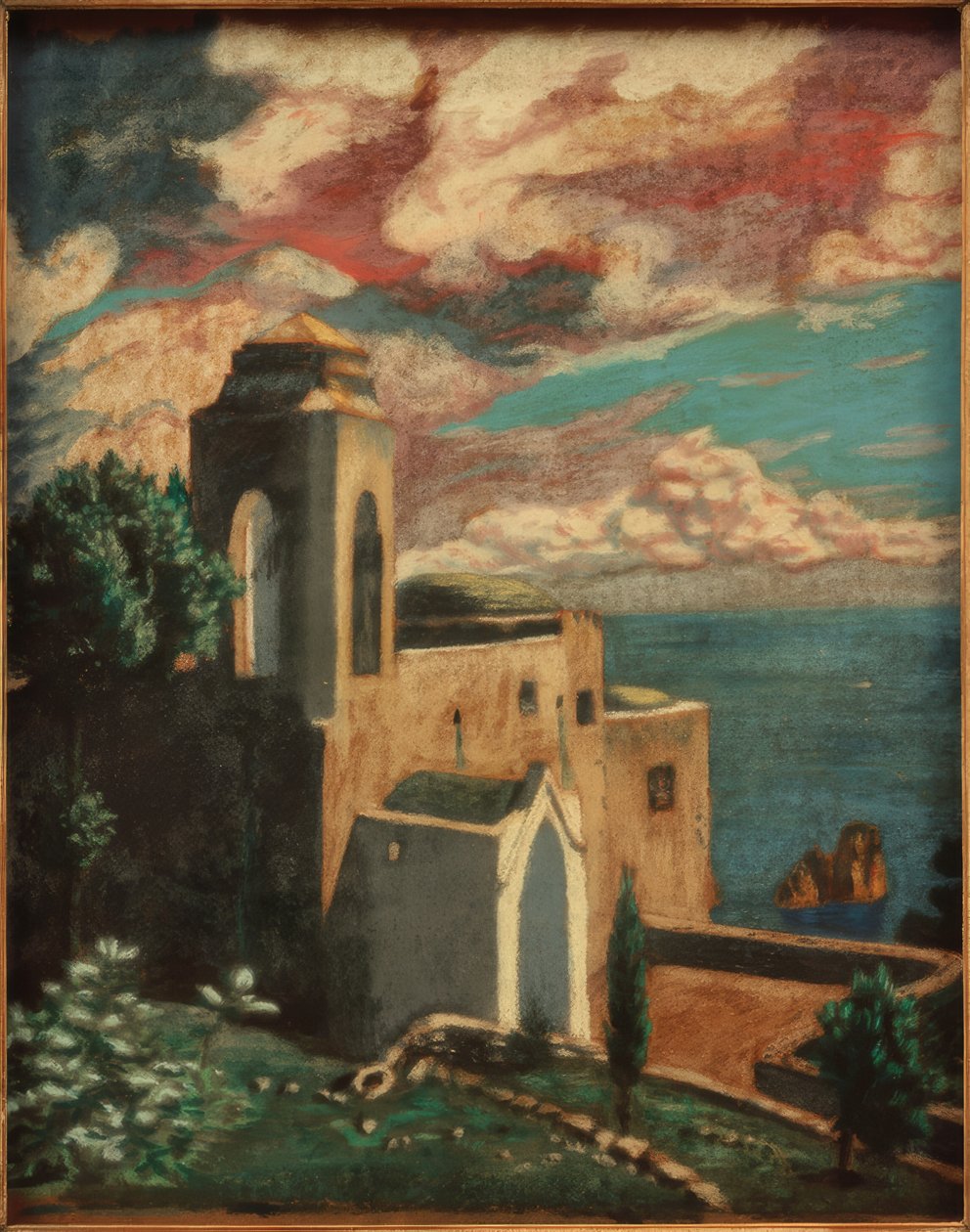 Capri (Ermitage em Anacapri) de Melchior Lechter