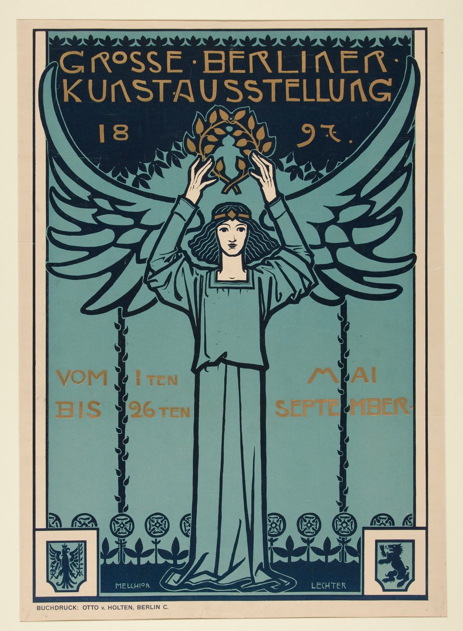 Grande Exposição de Arte de Berlim (Große Berliner Kunstausstellung) de Melchior Lechter