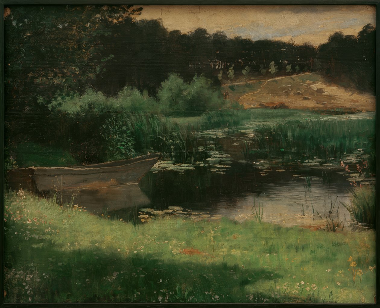 Lago Reededed, no Mark Brandenburg de Melchior Lechter