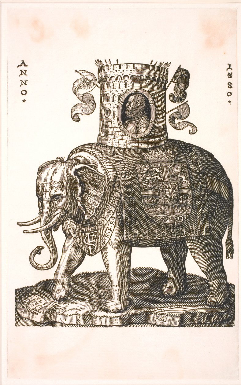 Emblema da Ordem dos Elefantes de Melchior Lorck