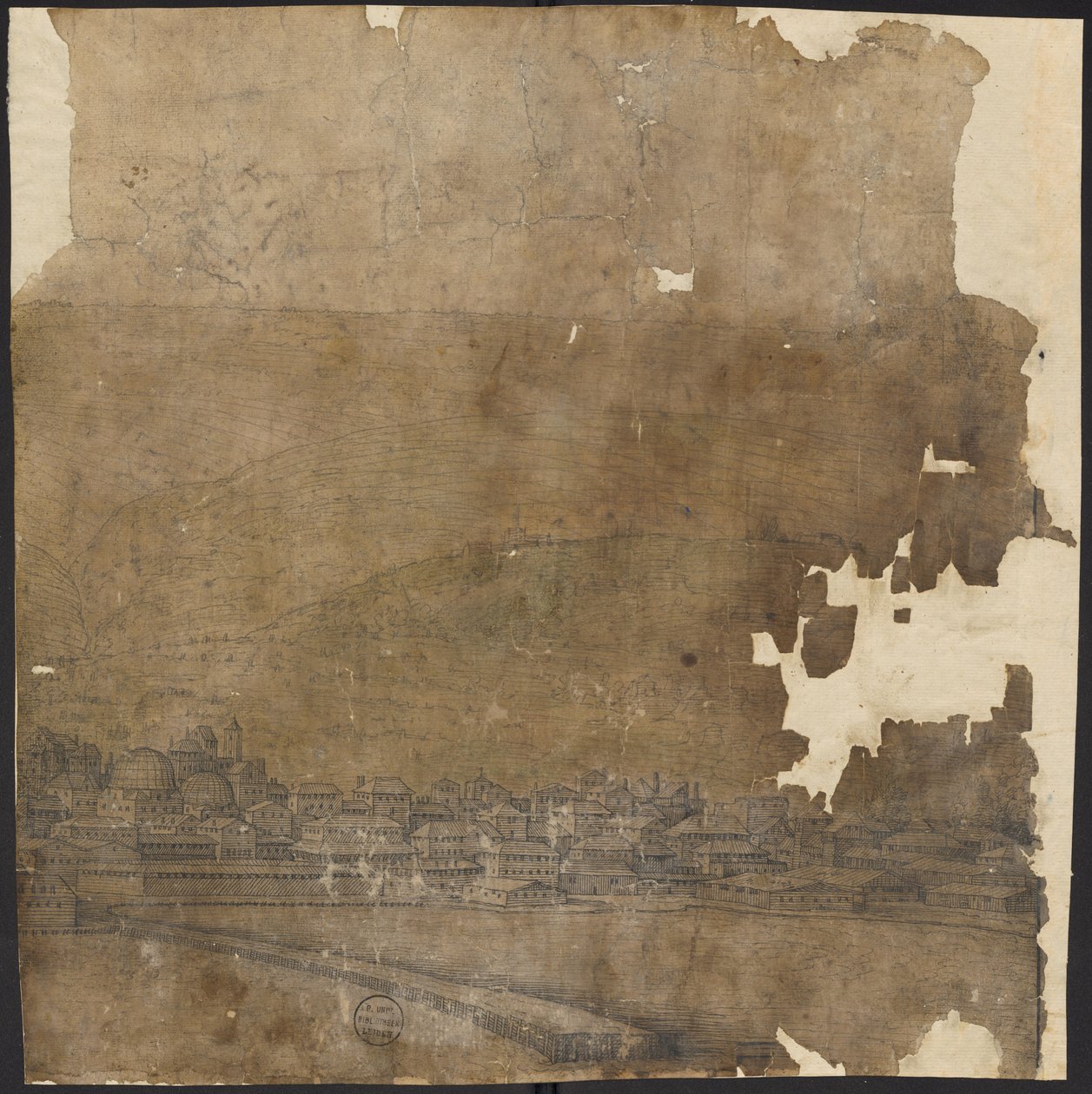 Inglês:  Prospecto de Constantinopla, Folha 21, Melchior Lorck, 1559 de Melchior Lorck