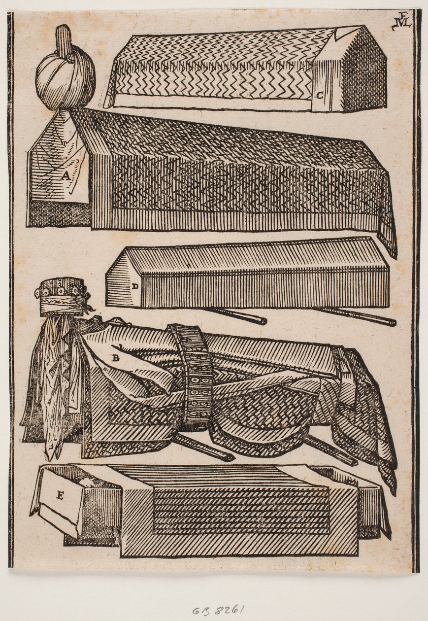 Cinco caixões turcos de Melchior Lorck