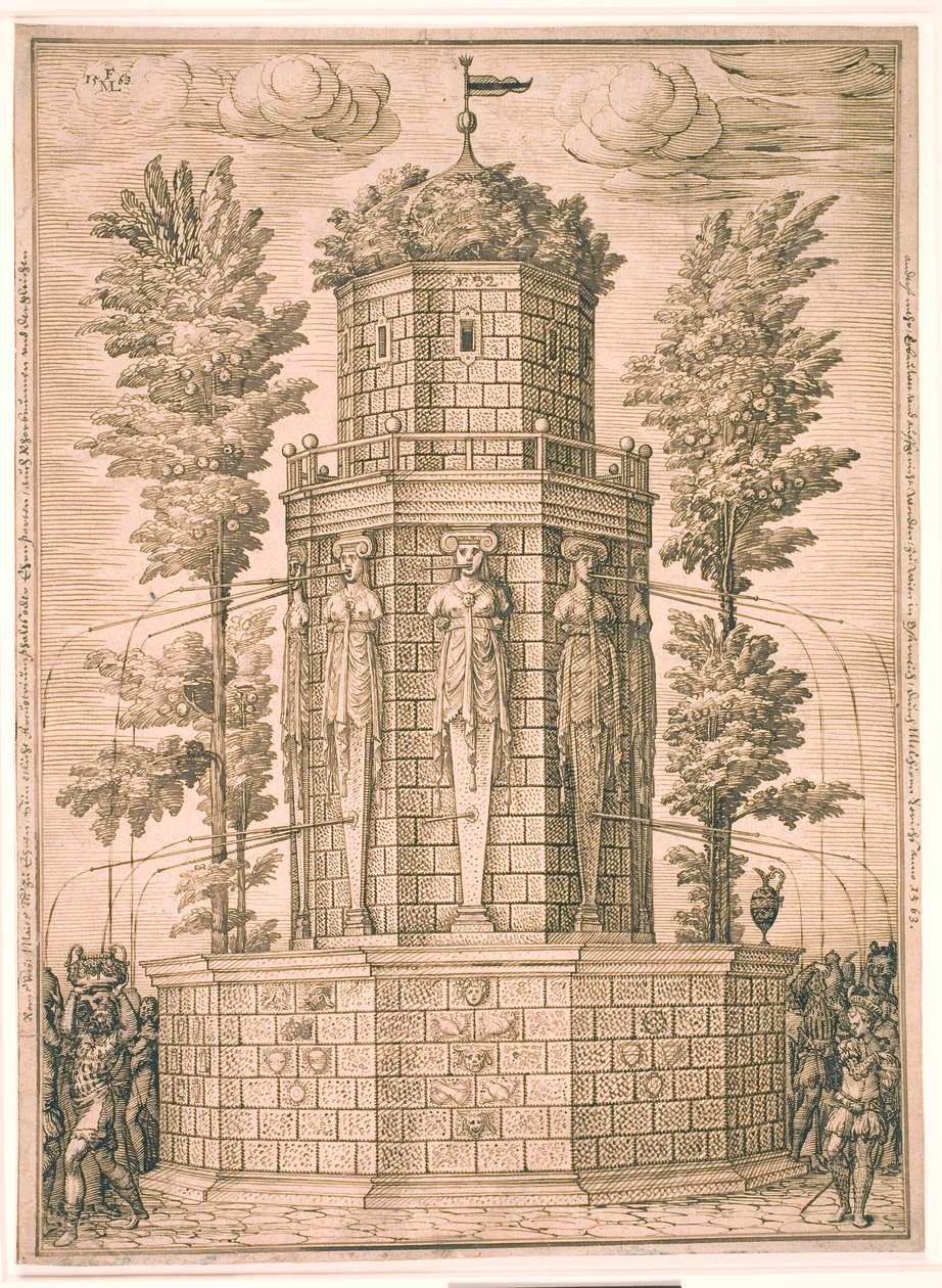 Fonte com cariátides de Melchior Lorck