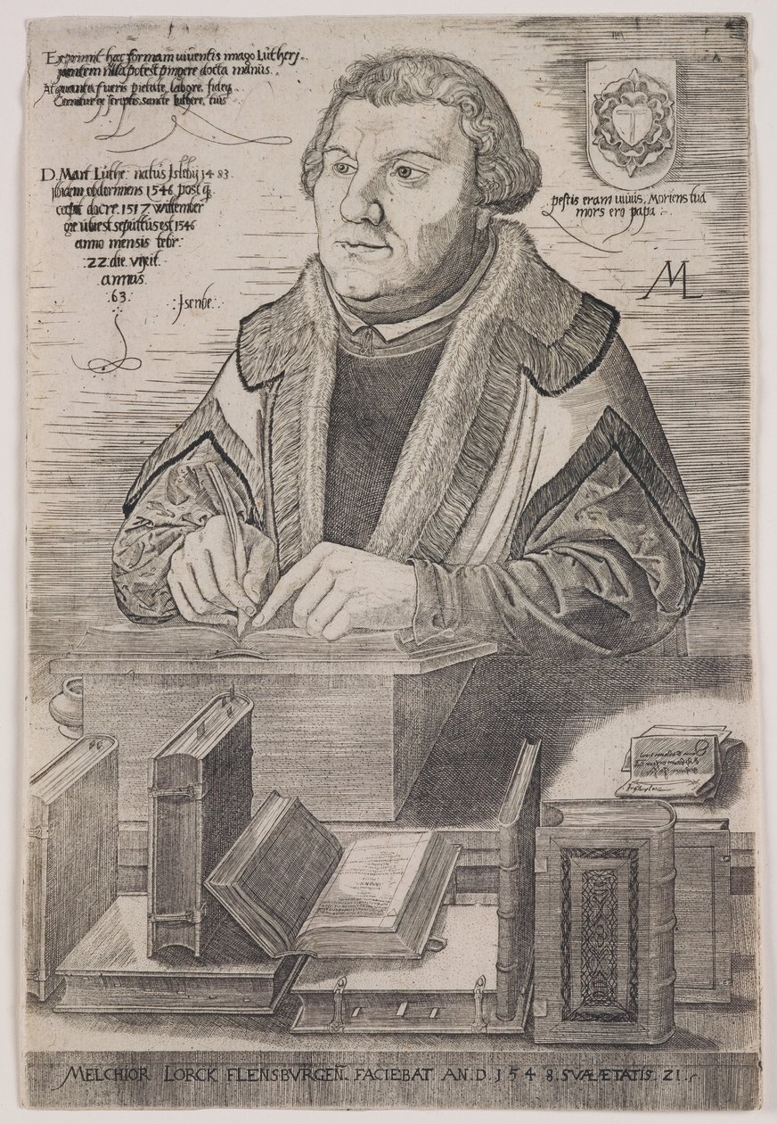 Martinho Lutero de Melchior Lorck