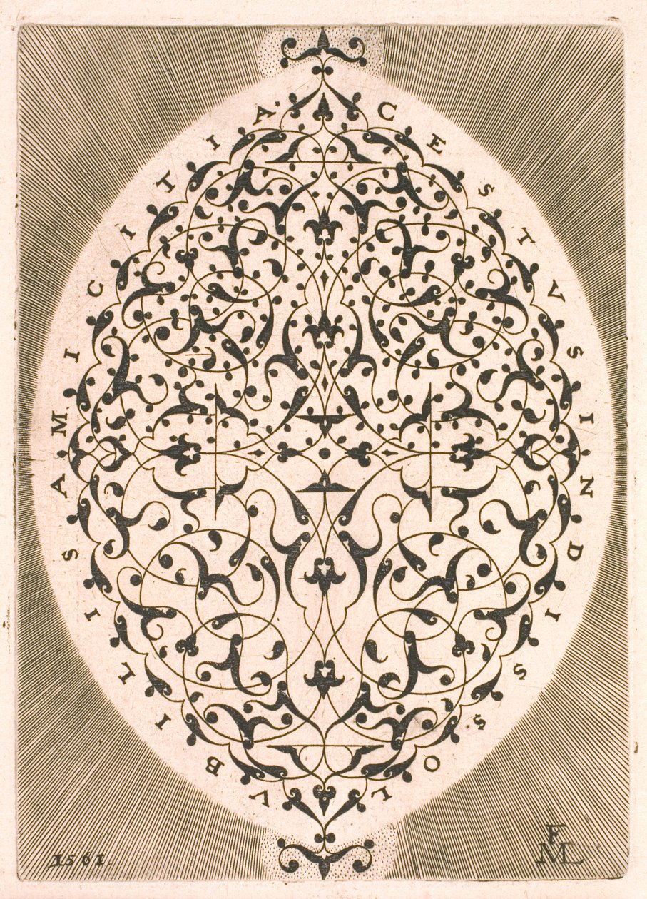 Arabesco oval de Melchior Lorck