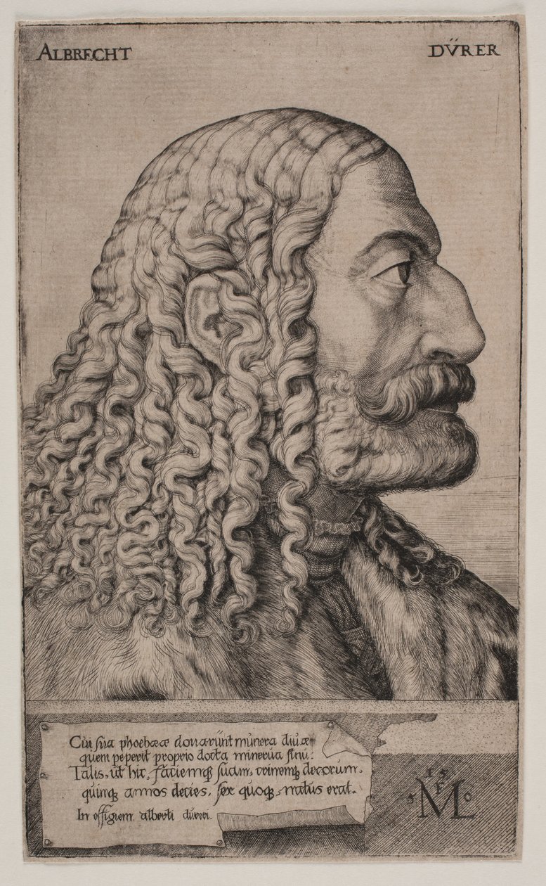Retrato de Albrecht Dürer de Melchior Lorck