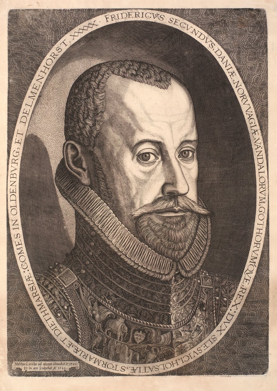 Retrato do rei Frederico II de Melchior Lorck