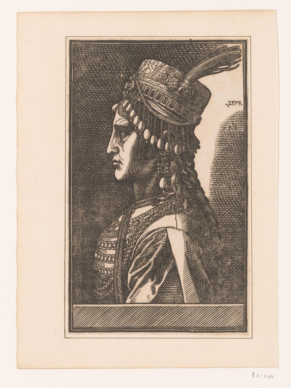 Retrato de uma esposa desconhecida de um sultão de Melchior Lorck