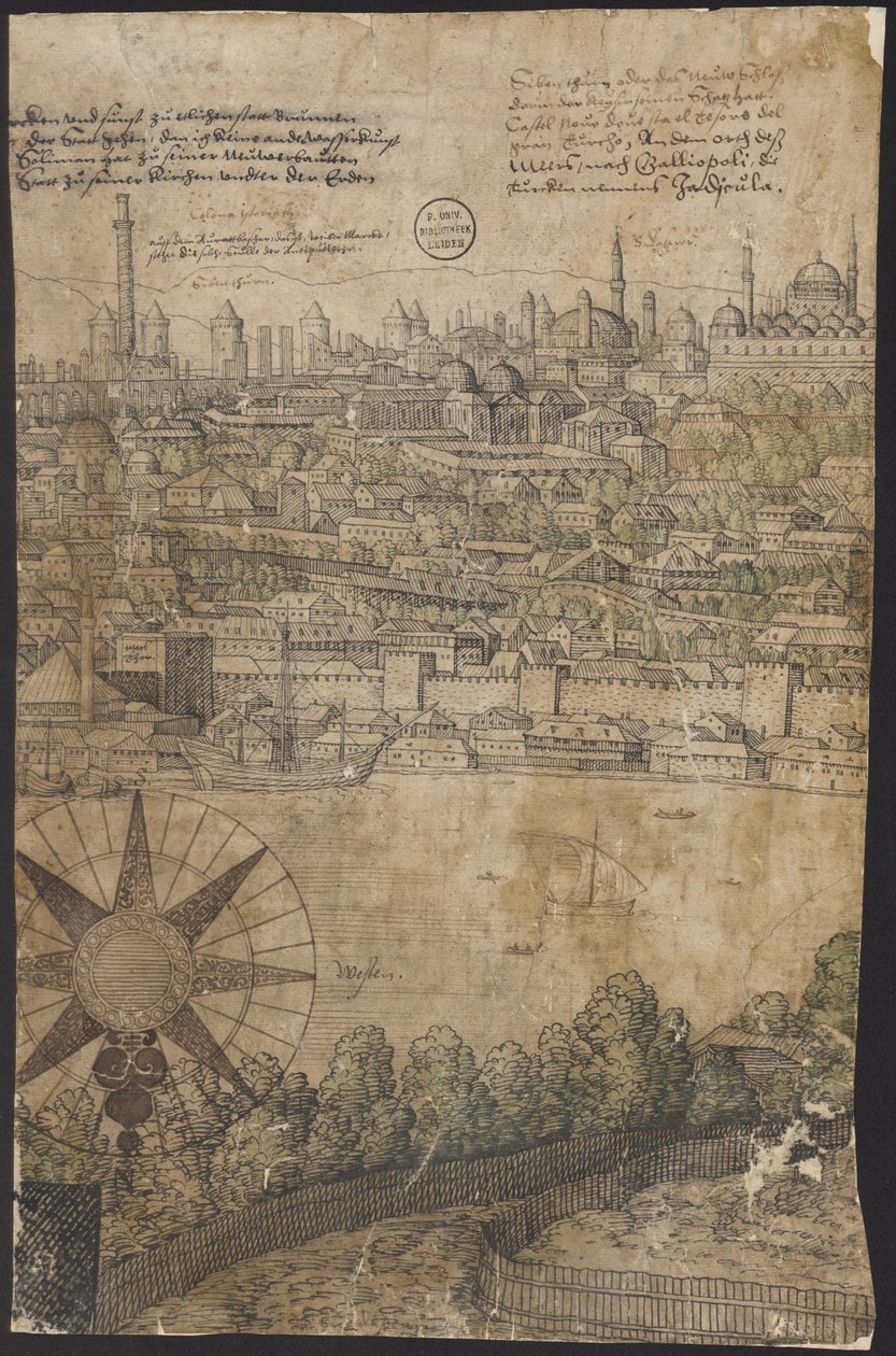 Prospecto de Constantinopla, Folha 12, Melchior Lorck, 1559 de Melchior Lorck