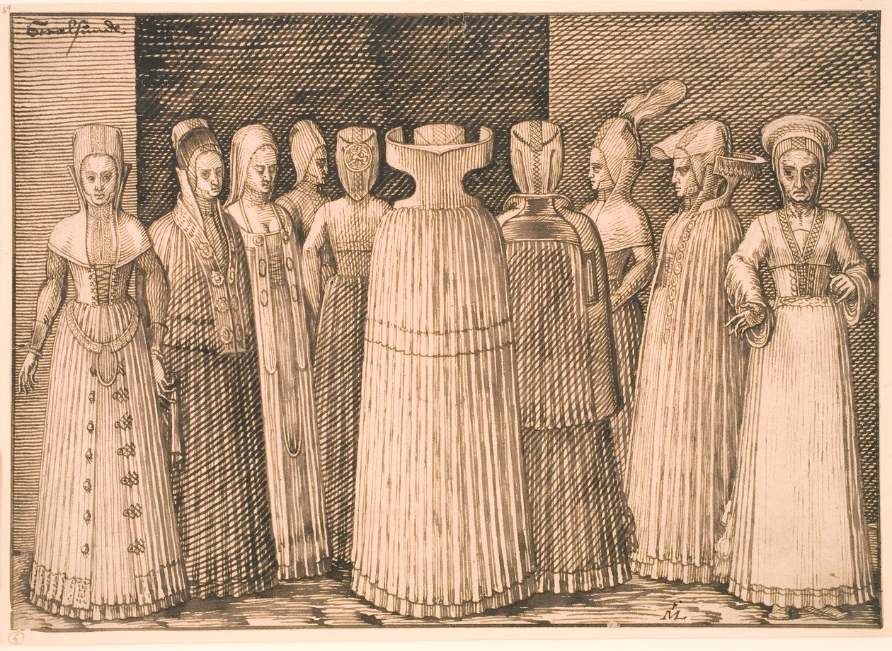 Dez mulheres de Stralsund de Melchior Lorck