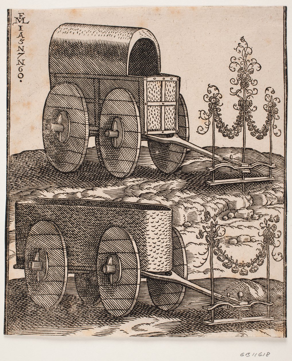 Dois vagões de Melchior Lorck