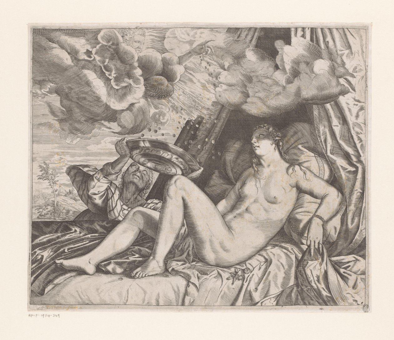 Júpiter e Danae de Melchior Meier