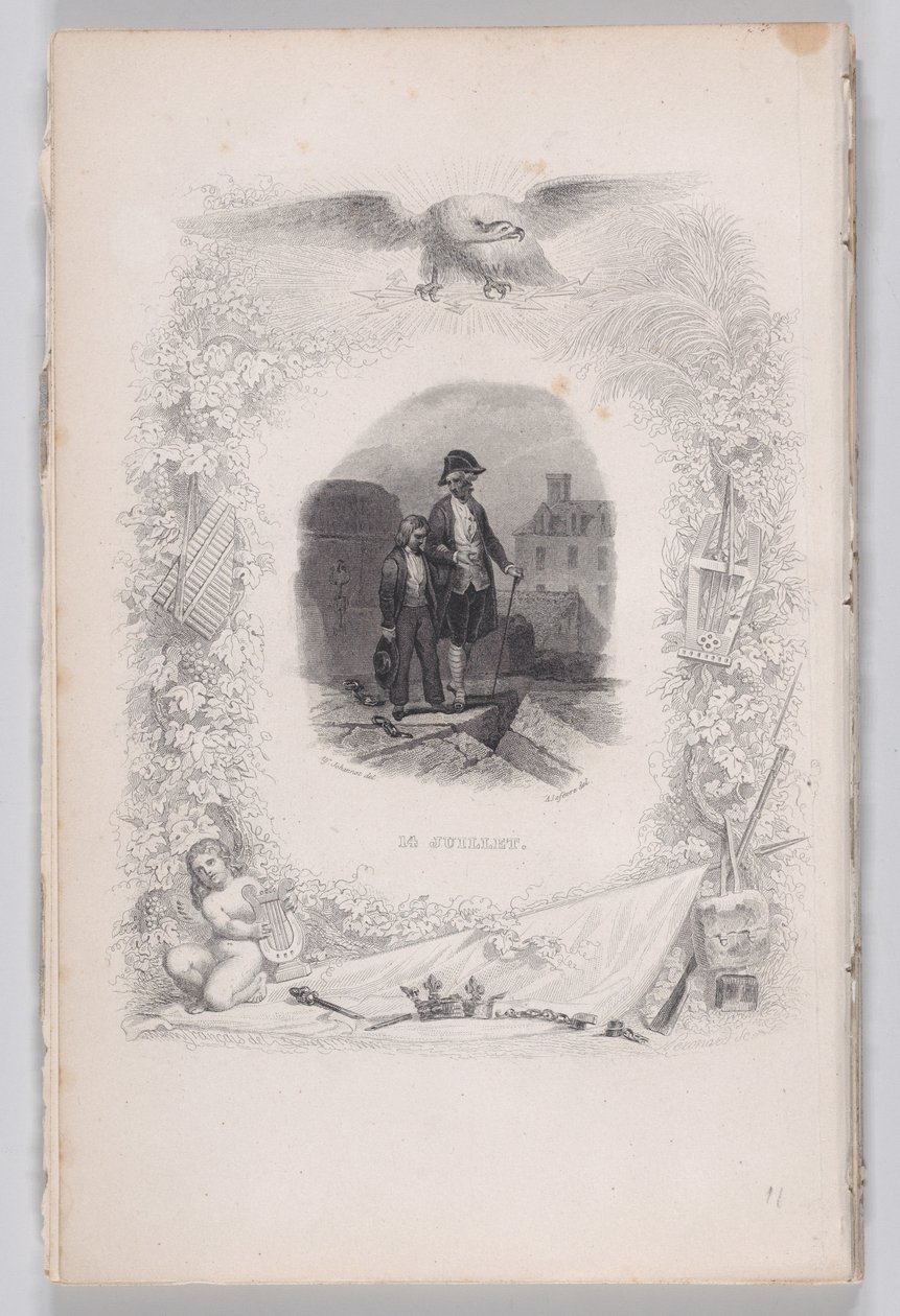 14 de Julho de 1829, de The Songs of Béranger. de Melchior Peronard