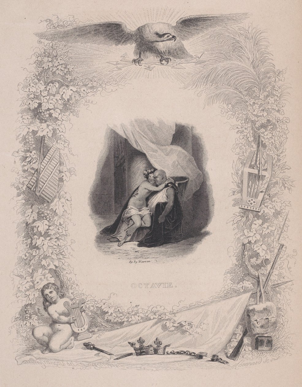 Octavie, de The Songs of Béranger, 1829. de Melchior Peronard