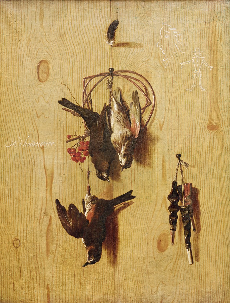 Aves mortas de Melchior de Hondecoeter