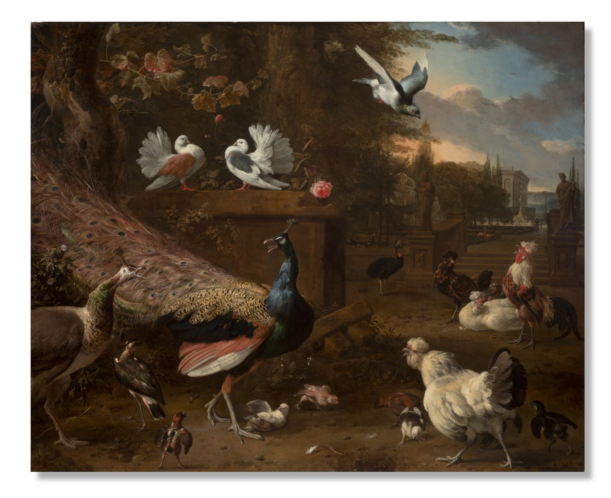 Menagerie, c.1680 de Melchior de Hondecoeter