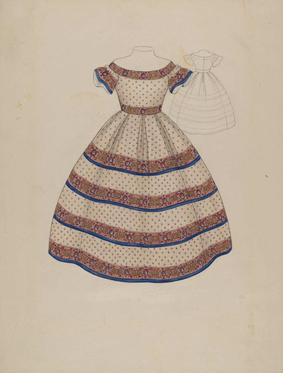 Vestido de criança, c. 1936. de Melita Hofmann