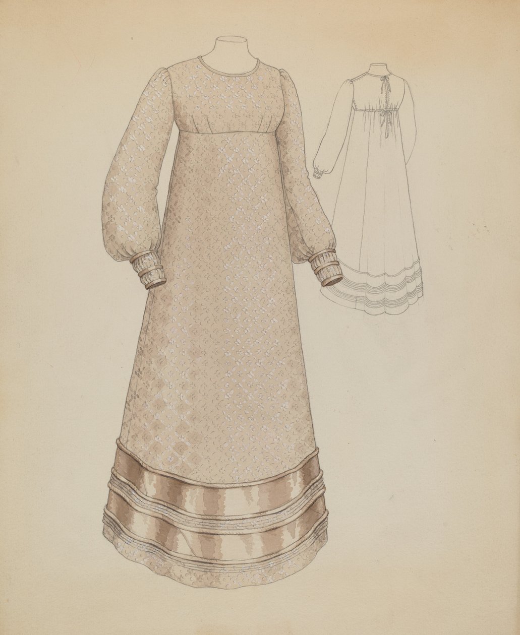 Vestido, c. 1936. de Melita Hofmann