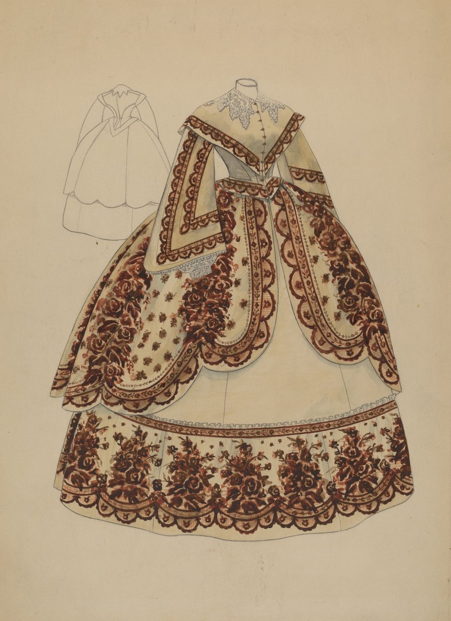 Vestido, c. 1936. de Melita Hofmann