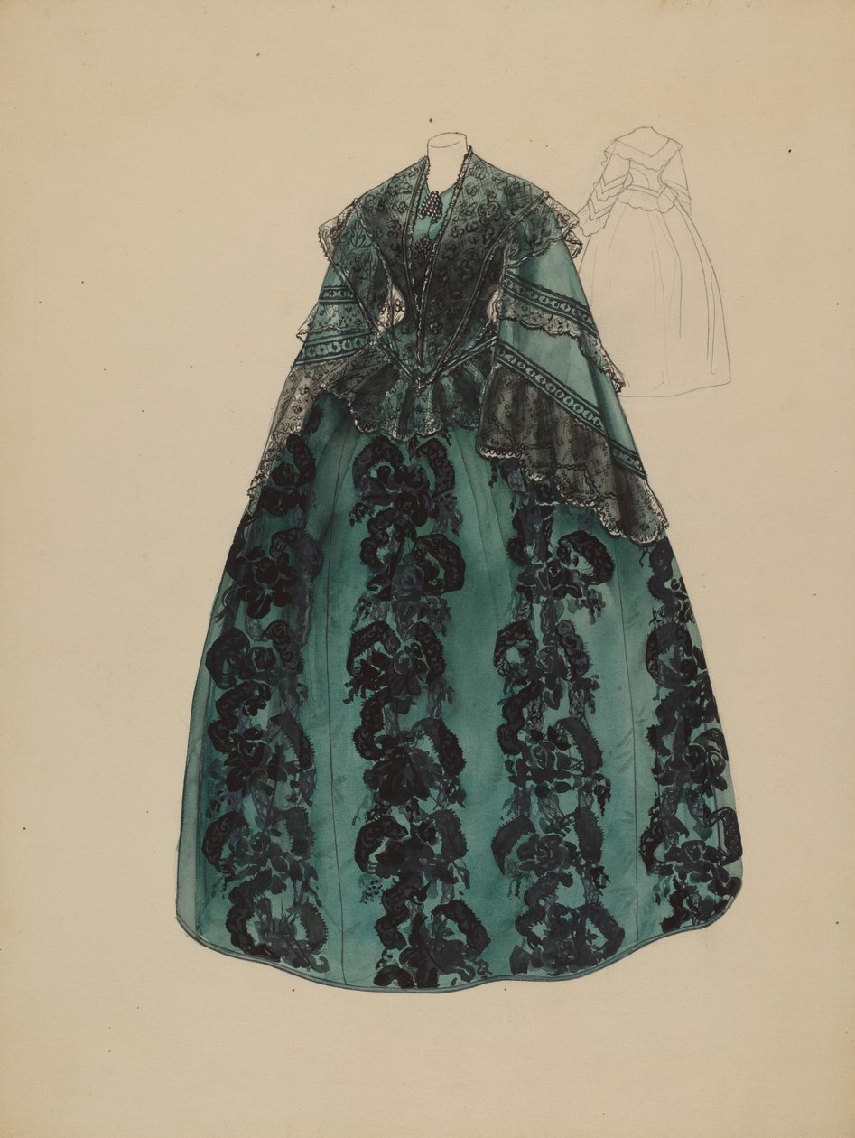 Vestido, c. 1936. de Melita Hofmann