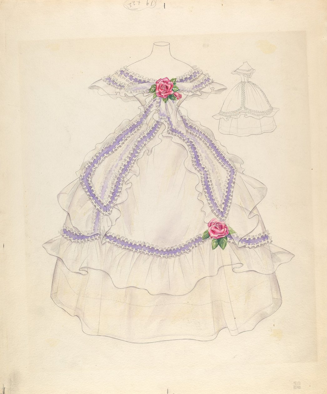 Vestido, c. 1937. de Melita Hofmann
