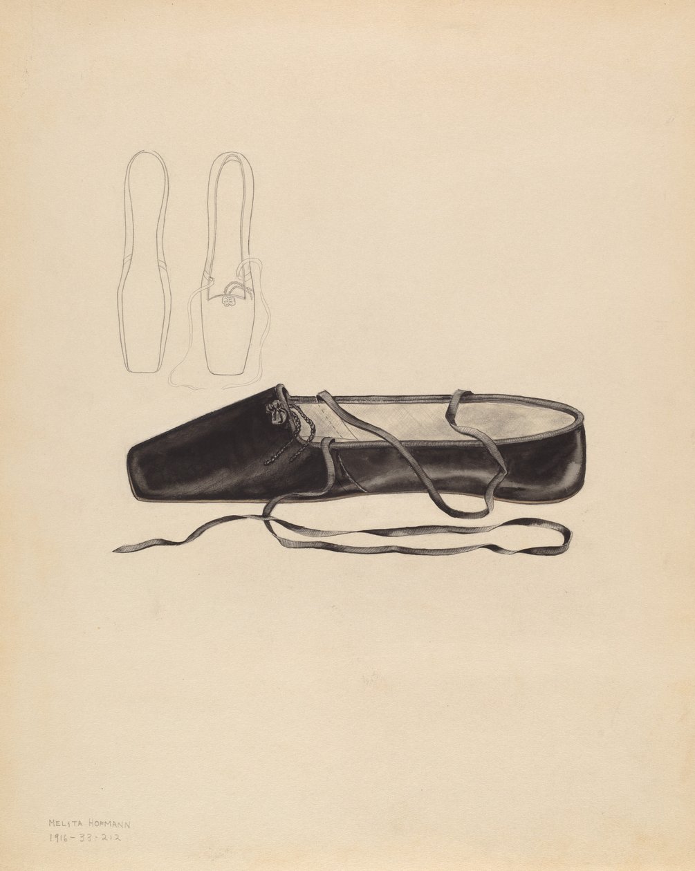 Slipper, c. 1936. de Melita Hofmann