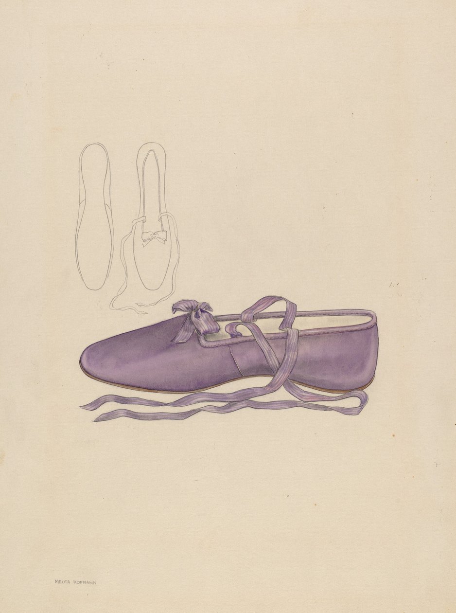 Slipper, c. 1936. de Melita Hofmann