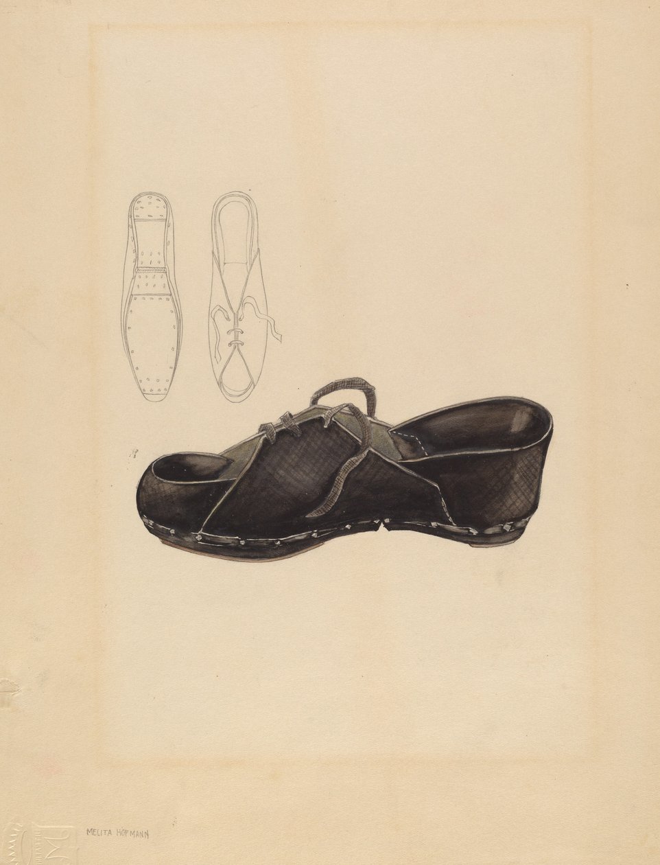 Tamanco da Mulher, c. 1936. de Melita Hofmann