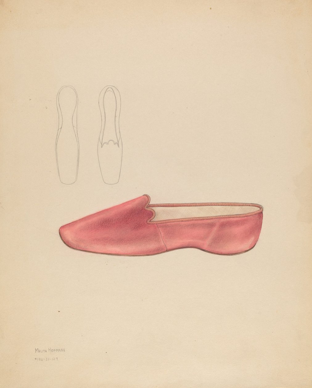Chinelo de Mulher, c. 1936. de Melita Hofmann