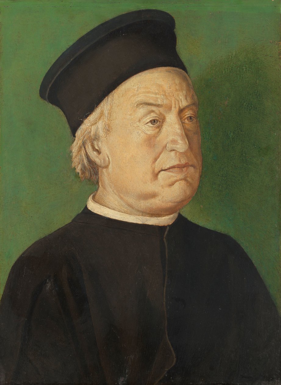Retrato de um homem de Melozzo da Forlì (manner of)