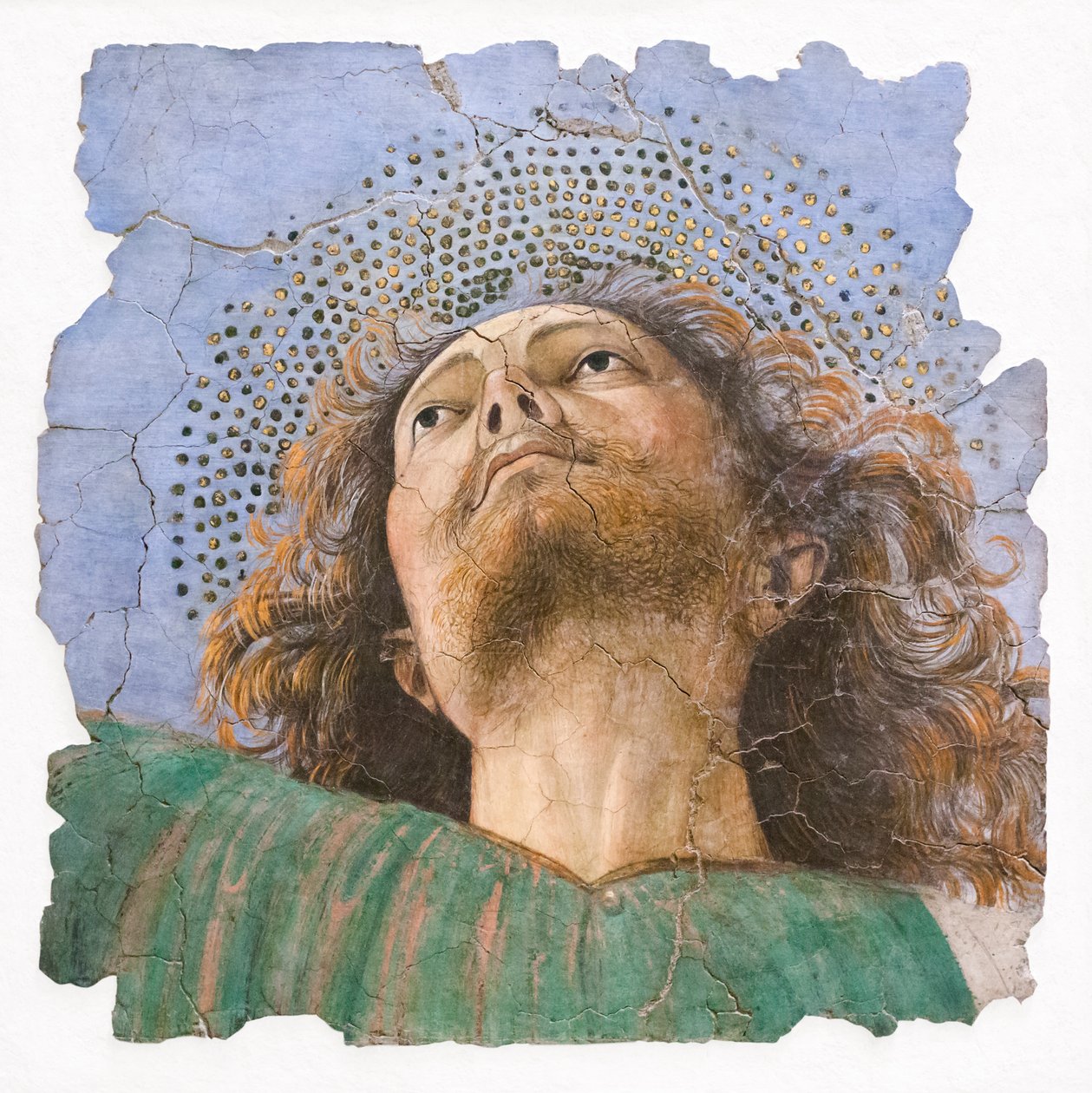Cabeça do Apostolo, por volta de 1480 (fresco) de Melozzo da Forli