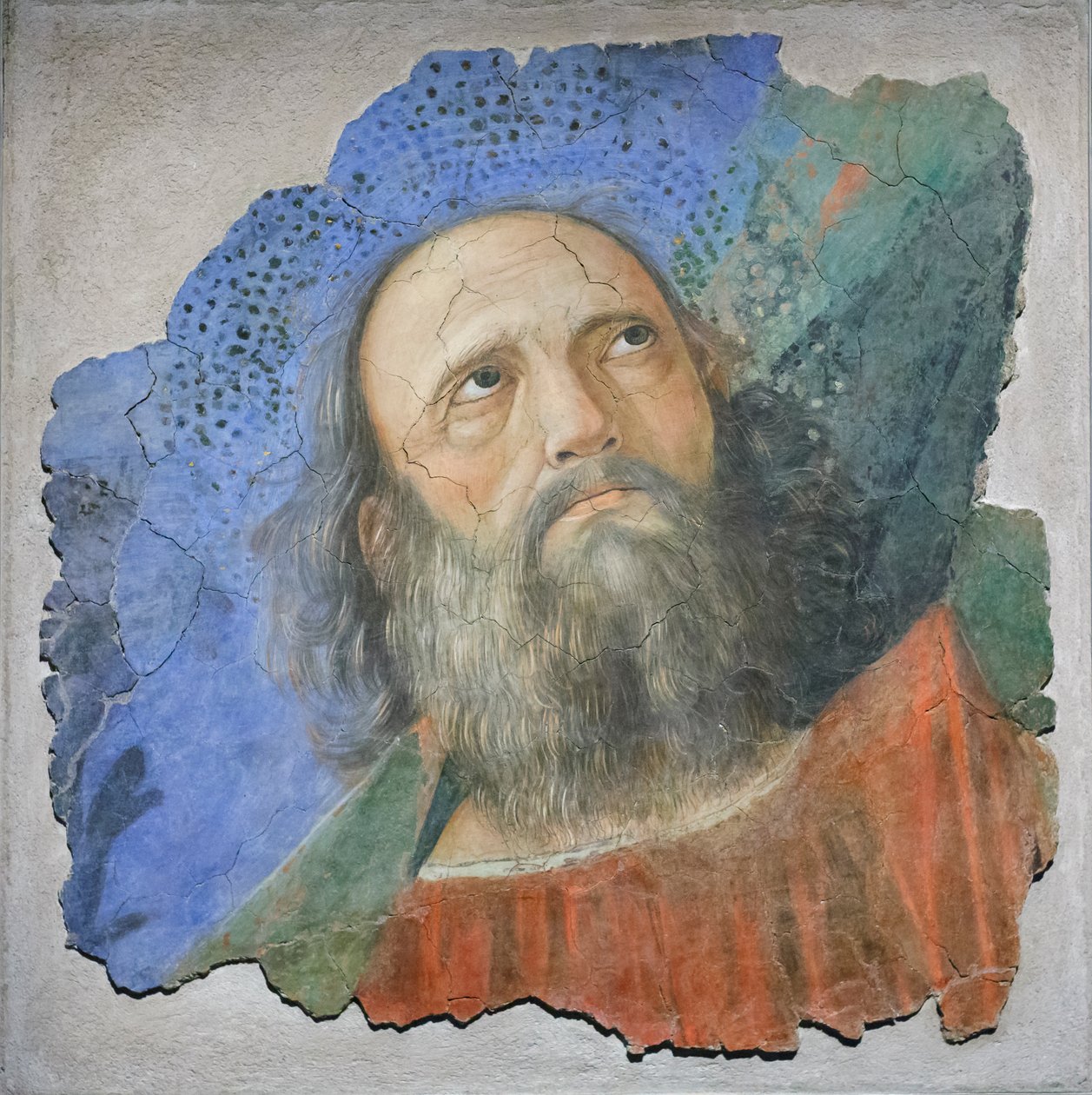 Cabeça do Apostolo, c.1480 (fresco) de Melozzo da Forli