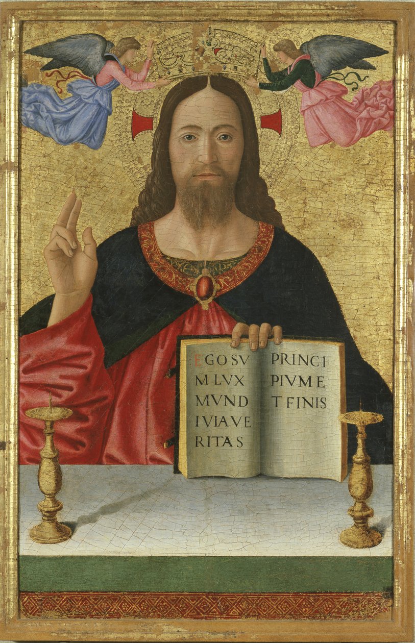 Bênção de Cristo, 1456-69 de Melozzo da Forli
