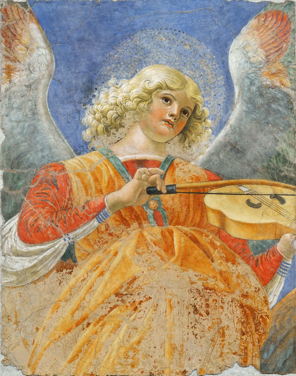 Anjo músico de Melozzo da Forli, c. 1480 (fresco) de Melozzo da Forli