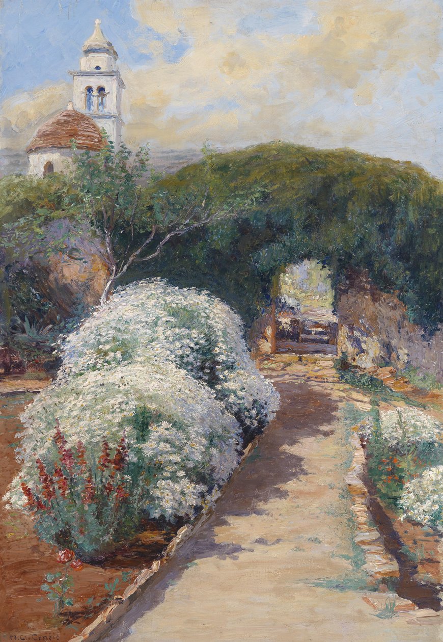 Blühender Klostergarten e Novi Vinodolski de Menci Clement Crnčić