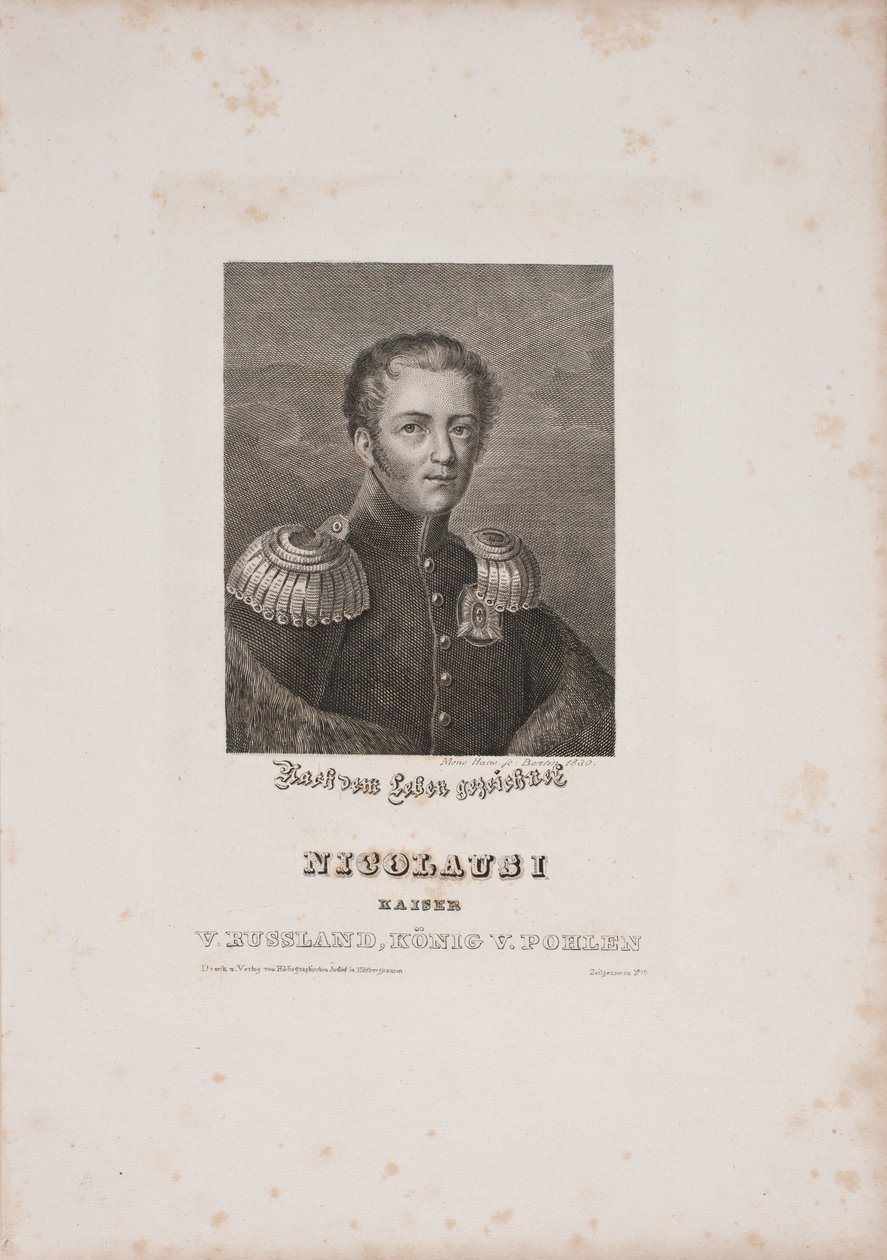 Dinamarquês: Nicolau I da Rússia de Meno Haas