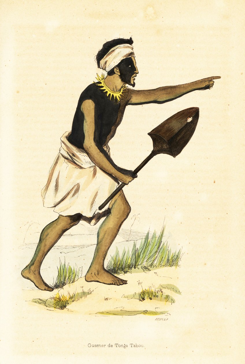 Guerreiro de Tongatapu, Reino de Tonga de Mercier Mercier