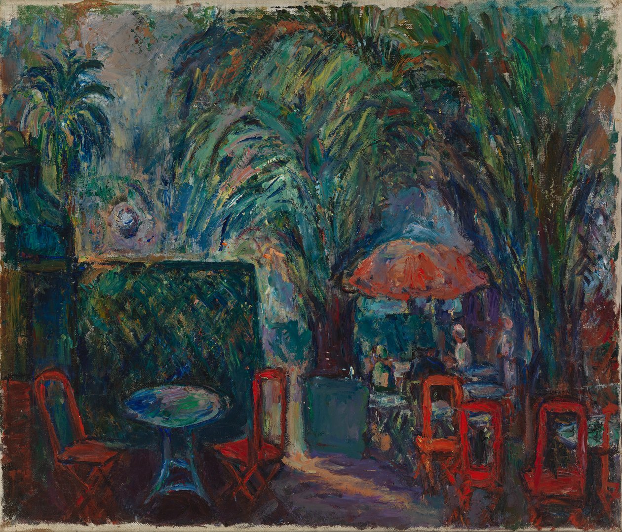 Café francês na calçada de Meri Genetz
