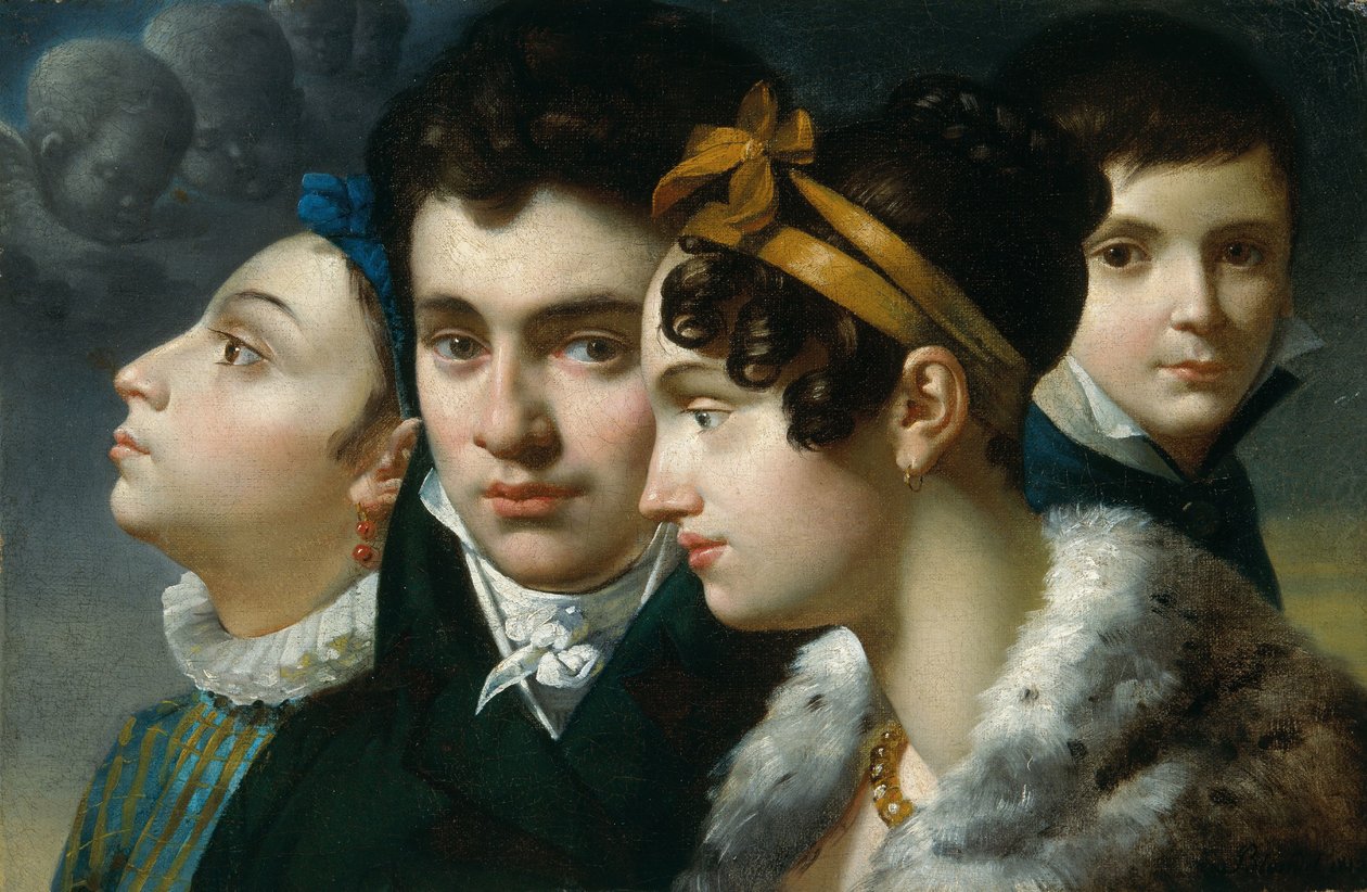 Retrato de família de Merry Joseph Blondel