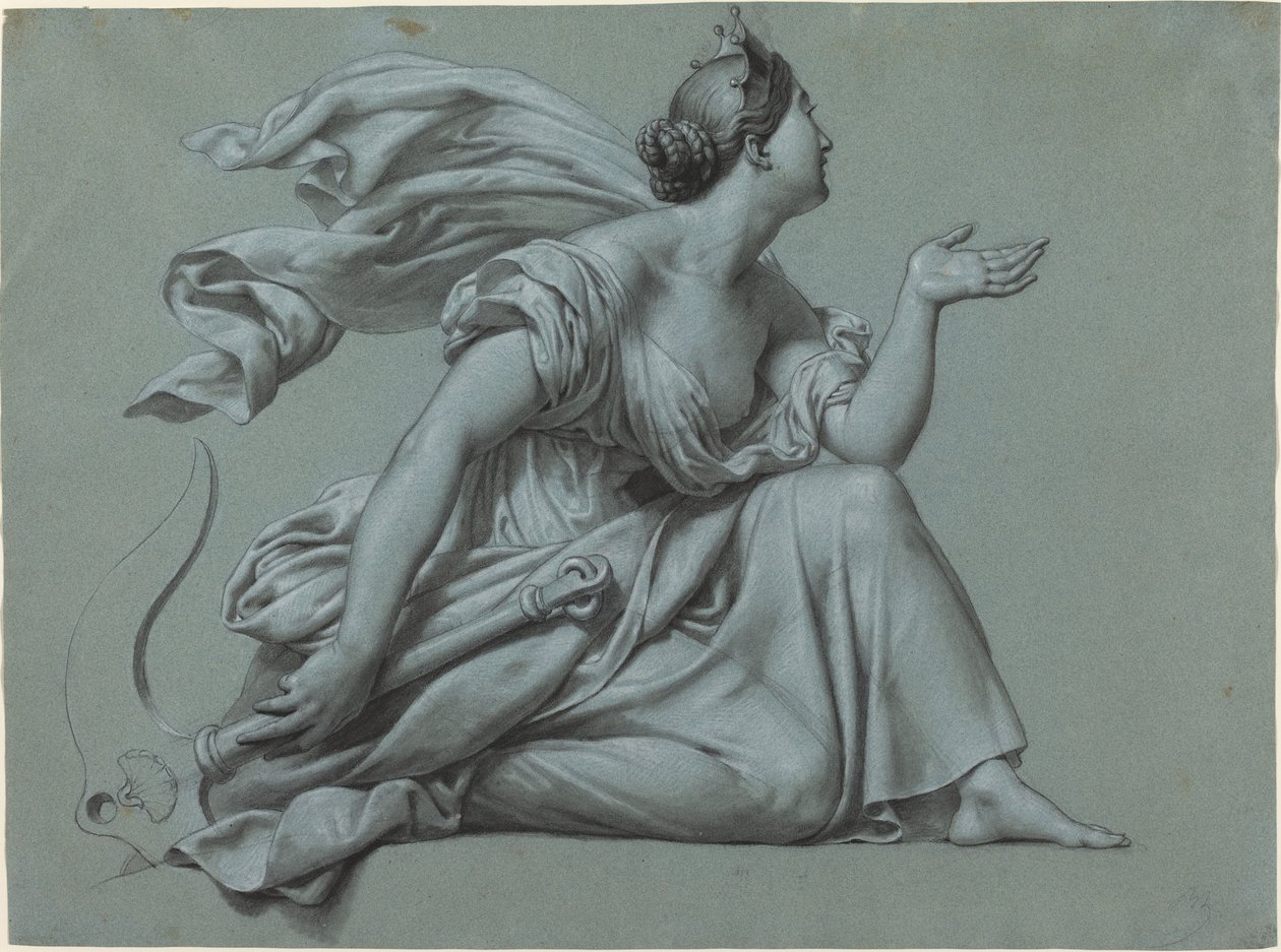 Esperança com sua âncora de Merry Joseph Blondel