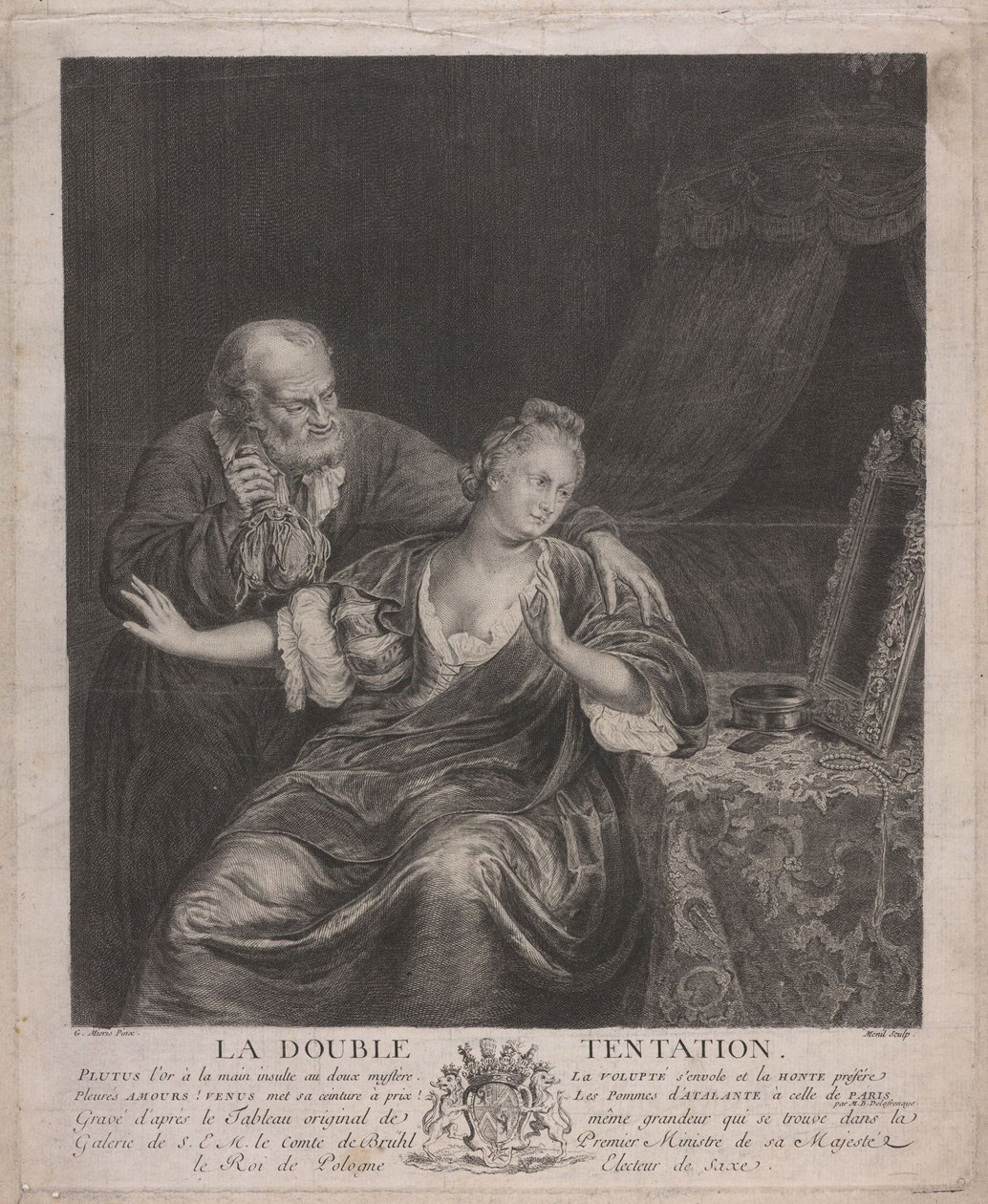 Dupla Tentação, século XVIII de Mesnil