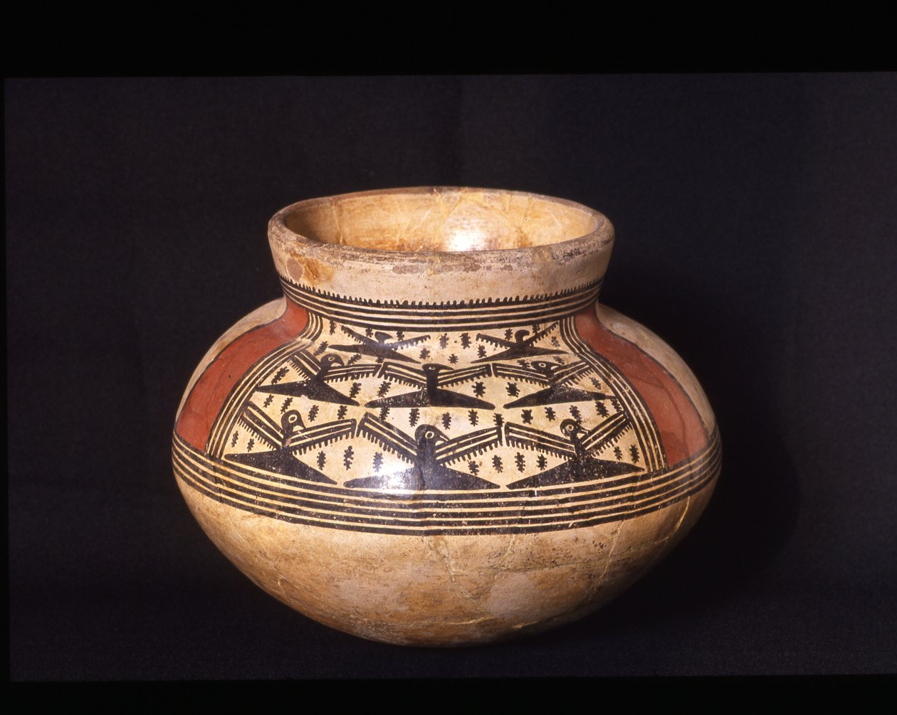 Vaso funerário de pescoço curto, fase Tonosi - El Indio, 300-500 dC (cerâmica) de Mesoamerican
