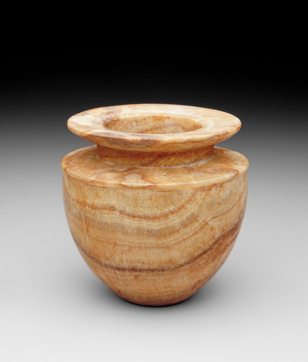 Jar, dinastia adiantada (alabastro) de Mesopotamian
