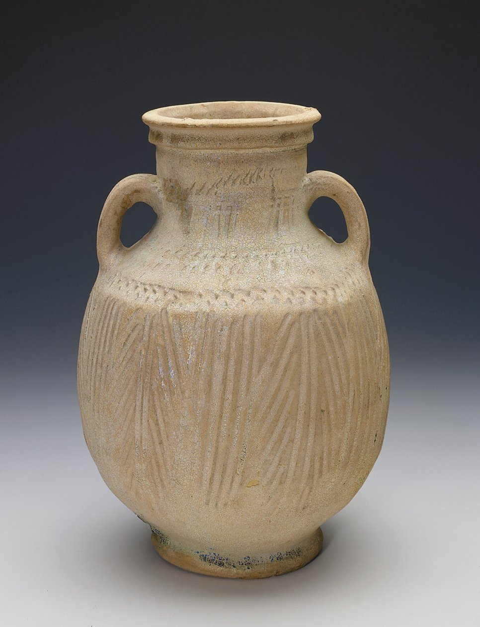 Frasco, período parta, 1º a 3º século (cerâmica) de Mesopotamian