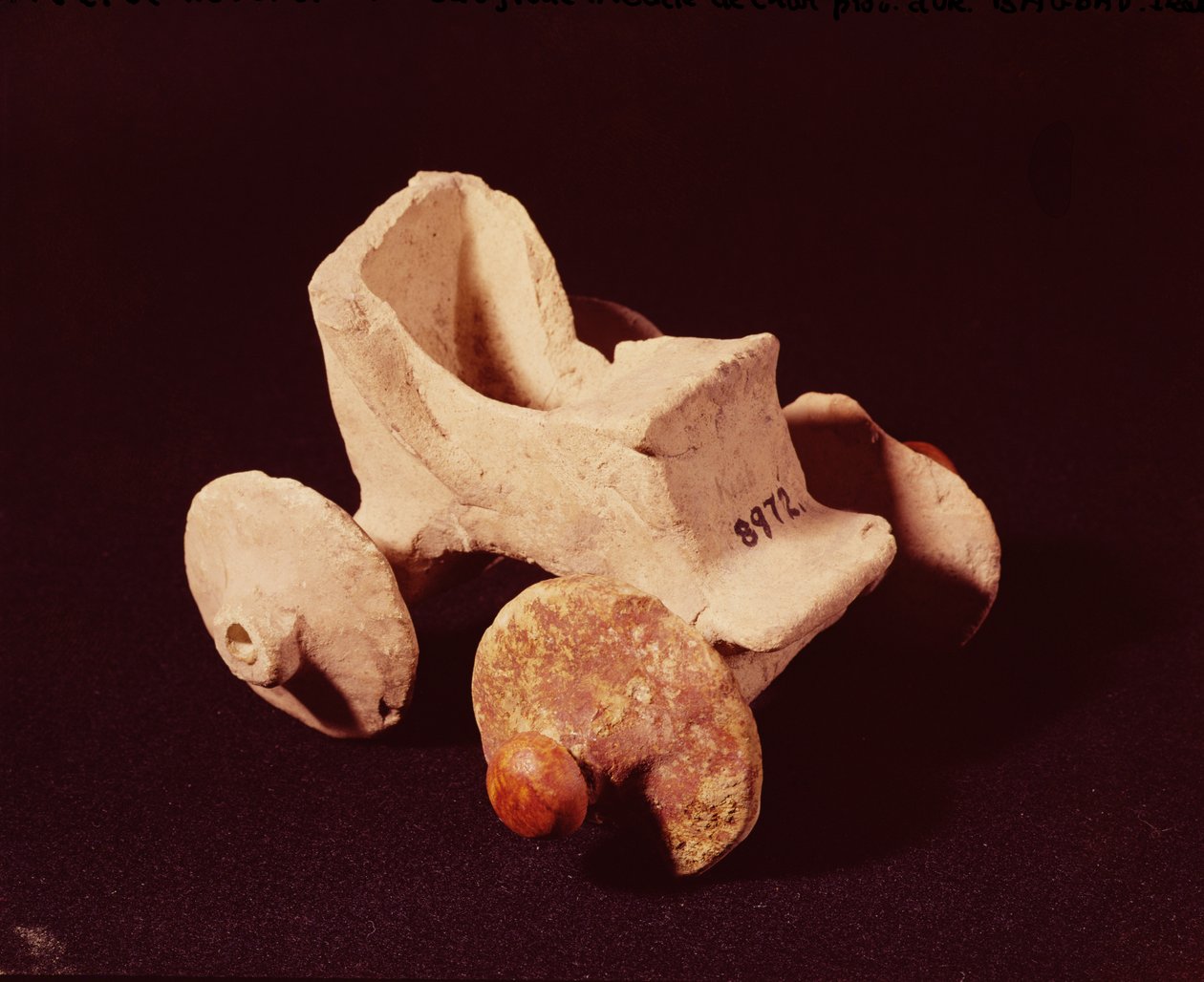 Modelo de uma carruagem, 2000-1595 aC de Mesopotamian