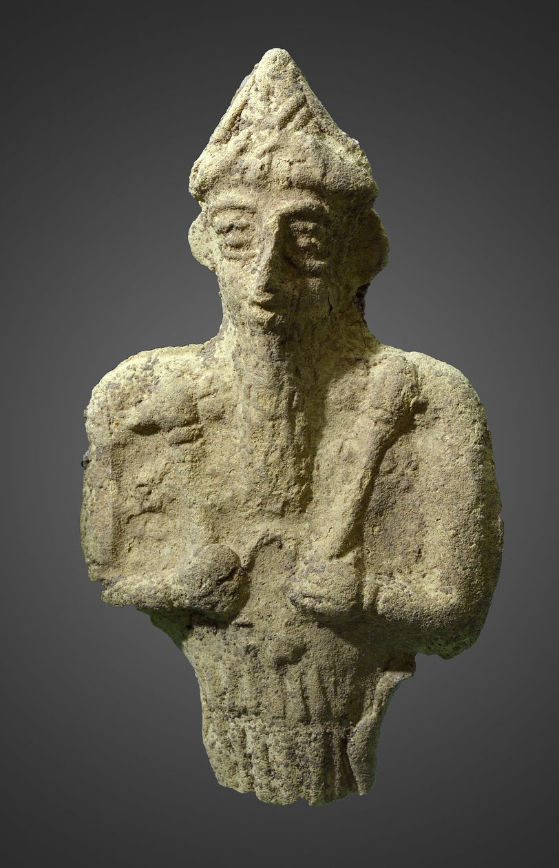 Nergal, o deus da guerra da Mesopotâmia, c.800-700 aC de Mesopotamian