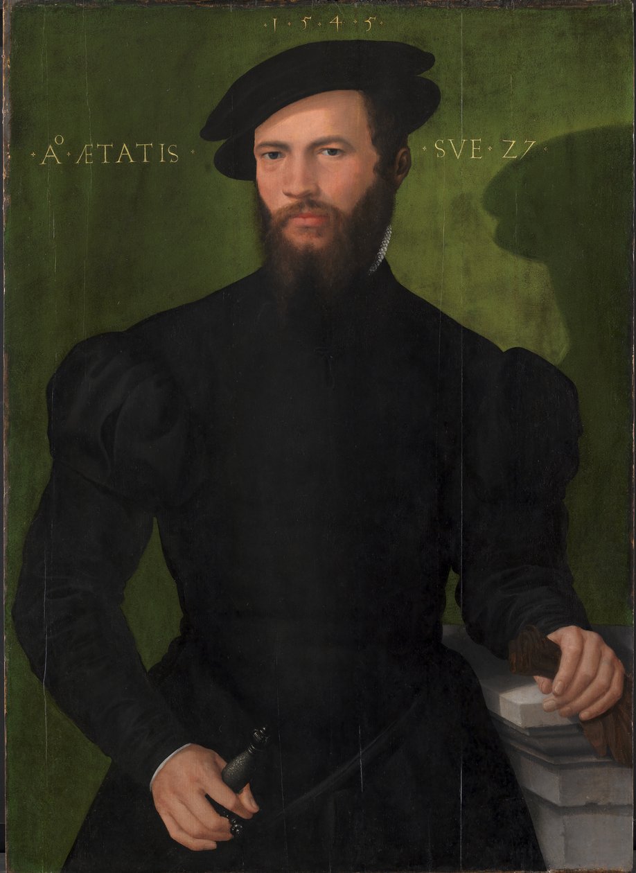 Retrato de um cavalheiro de 27 anos de Mesteren fra 1540